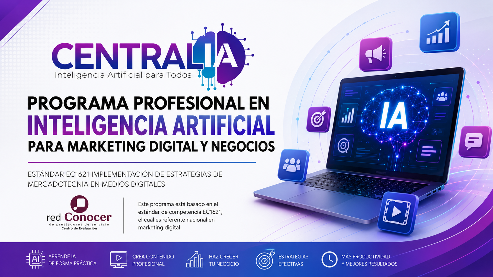 Programa Profesional en Inteligencia Artificial para Marketing Digital y Negocios